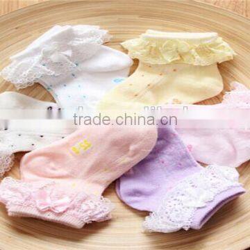 Cute Girl Baby Girl Tube Baby Socks,Little Girl Ruffle Socks, Socks Wholesale