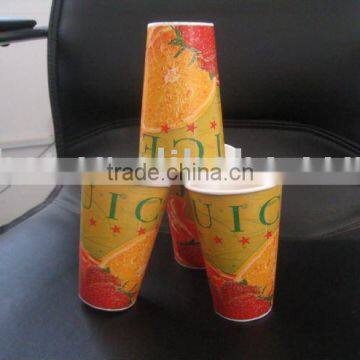 alibaba china wholesale 0.3L 12oz cold drinking paper cup