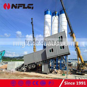 China new technology high efficiency cement mix plant and sand mixing plant