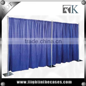 Exhibition booth 3x3 china exhibition booth design event wedding aluminum backdrop stand pipe drape