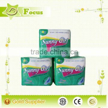 Non-woven surface disposable sanitary napkin, soft sanitary napkin, ultra thin feminine napkins