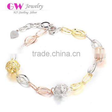 Fashion Hollowed Fancy Bracelet Jewelry In Silver