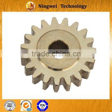 Copper custom machining gear from 12 year's machining factory