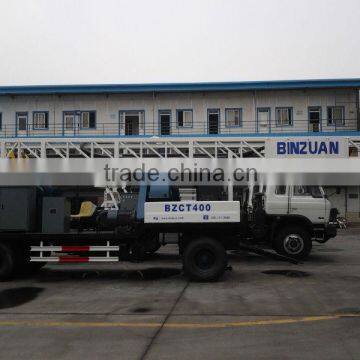 BZCT400SZ trailer mounted water well drilling rig(diesel generator)