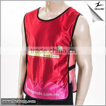 sublimation reversible soccer bibs,working bibs