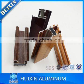 aluminum extrusion profiles powder coated wood finish aluminum profiles for glass