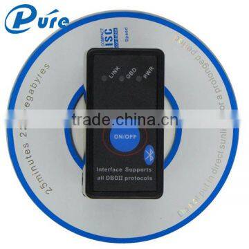 Power Switch ELM327 Bluetooth Wireless Bluetooth OBDII Scanner Auto Scan Tool Code Reader ELM327