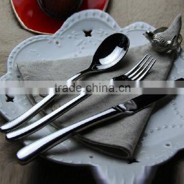 High-grade No magnetic stainless steel dinner sets Steak Knife/Spoon/Fork/Coffee spoon/teaspoon Customized logo C36