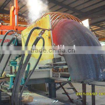 steel pipe elbow forming machine with hot pushing