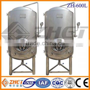 Hot sale double-wall 600l brite beer tank, beer serving tank CE/ISO 9001:2008