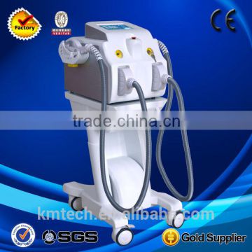 Most advanced in-motion painless shr ipl / IPL+Elight+SHR hair removal machine with Portuguese language