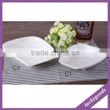 wholesale banquet hotel restaurant white porcelain ceramic plate