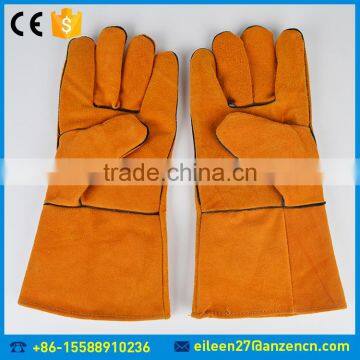 High Temperature Resistance Anti-heat Cow Split Leather Safety Welding Glove