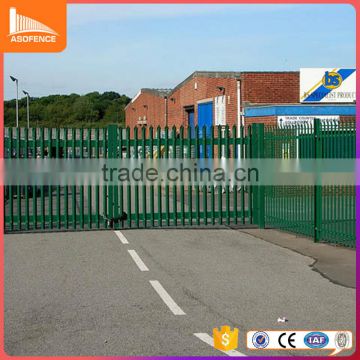 2017 china import fish plate install 65*2mm D section metal steel palisade fence