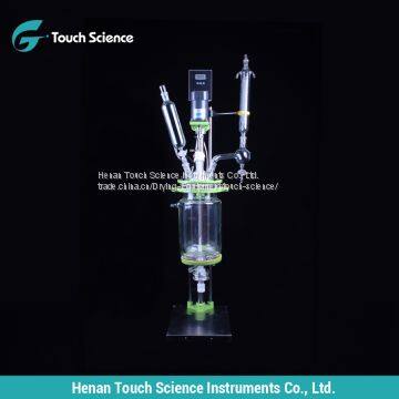 5L China Made Cap Style Jacketed Glass Reactor photo-2