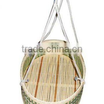 bamboo basket for easter with handle.