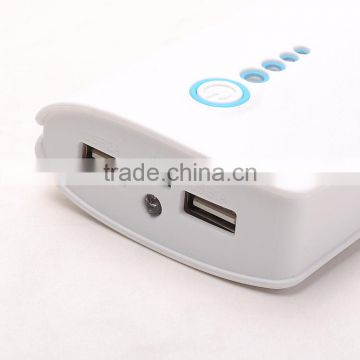 JL-030DD jiju dual usb portable mobile wallet power bank 3600MAH