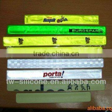 reflective pvc bracelet customized pvc band