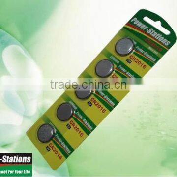 3.0V Lithium battery CR2016 (2pcs/card)