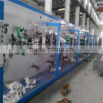 Fast and efficient baby diaper production machine