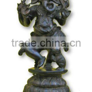 Antique Ganesh Brass Statue, Religious Statues, Hindu Statues, Indian Statues, Decoration Statues