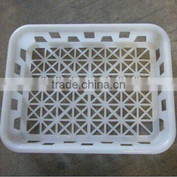 Mushroom cultivation plastic basket