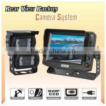 5inch Vehicle dual camera car recording system