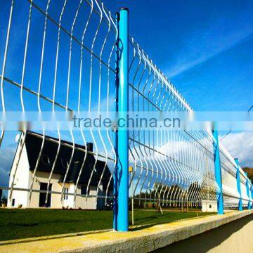 Wire Mesh Fence Panel + Square/rectangle or round Post + Anti-theft Clips