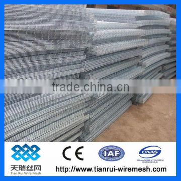 Electro galvanized welded mesh fence panel