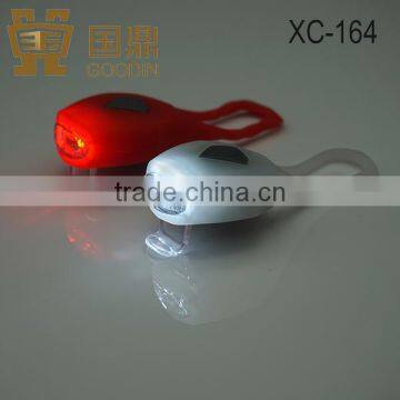 Button Battery Operated Silicon Bicycle Light Set Mini LED Bicycle LED photo-3