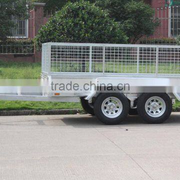 Hot selling weled tandem cage trailer 10x6/12x6