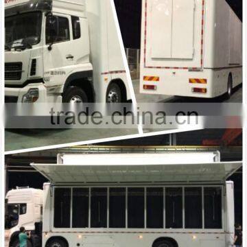 Dongfeng 8M ZQZ5123XTW MOBILE STAGE TRUCK for Outdoor Ad, Road Show, Promotion Activities photo-2