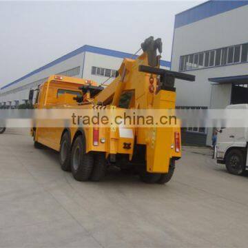 best quality HOWO 6X4 lifting and towing wrecker truck