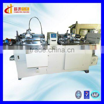 CH-320 Semi auto roll to roll screen printing machine