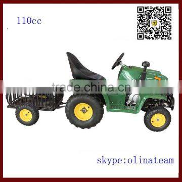 Hot Sale China Cheapest 4wd 110cc Mini Tractor With Trailer photo-2