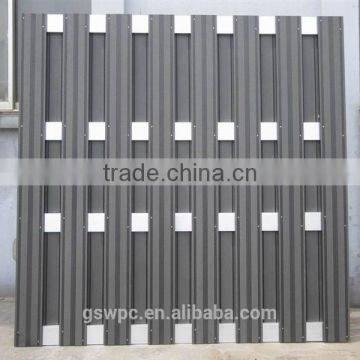 Artistic waterproof wpc fence railing trellis for the garden