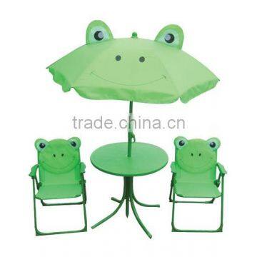 Cute Kids Foldable Portable Table and Chair Set Children Leisure Outdoor Using Table and armrest Chair Set