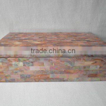 High end quality best selling eco friendly Colored Mother of Pearl rectangle box from Viet Nam