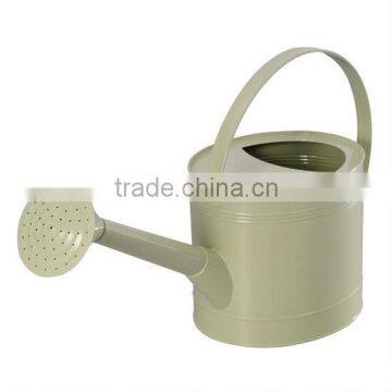 Metal dual actional watering can with removable threaded shower head perfect for garden horticultural cultivation & maintenance