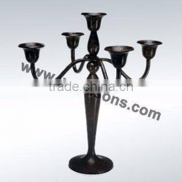 5 Arm Black Candelabra & Candle Holders Black Candelabras Sale photo-2