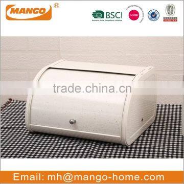 Custom Metal Enamel Bread Bin / Pink Bread Box photo-4