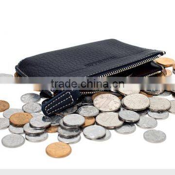 Manufacture Zipper Men's Slim Wallet ID Credit Card Holder for Man With Wallet Custom Logo photo-5