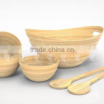 Hot Trend for Salad Bowls, Clear Bamboo Salad Bowl photo-4