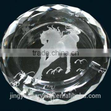 High Quality Cheap Laser Engraving Crystal Ashtray photo-5