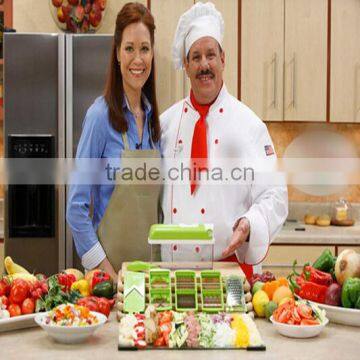 One Step Precision Cutting Dicer Plus/ Plastic Fruit And Vegetable Multi Grater Set photo-2