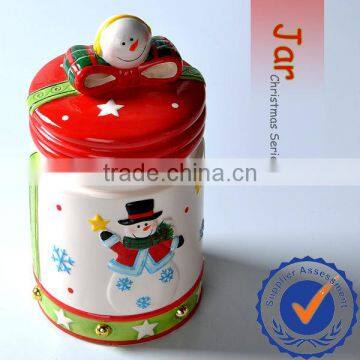 Xmas Ornaments Snowman Gift Jar photo-1