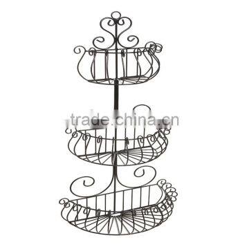 2017 Hot Selling Wire Fruit Basket,3 Tier Fruit Basket Stand photo-3