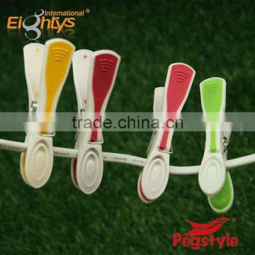 wholesale household items products TPR color plastic clothes pins