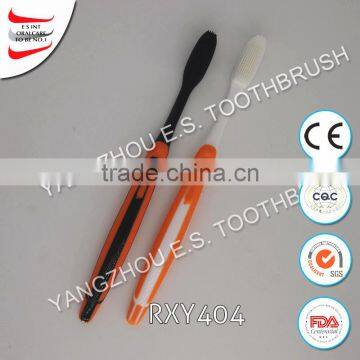 high quality cheap foldable travel toothbrush with toothpaste inside