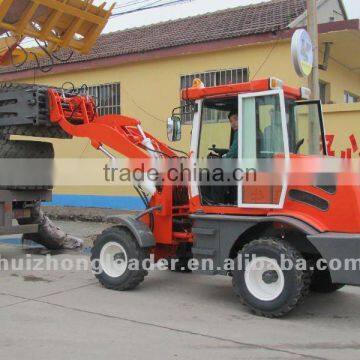 huizhong backhoe wheel loader zl15 with CE